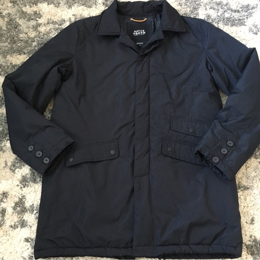 Men's Black Jacket Native Youth M - Picture 2 of 7